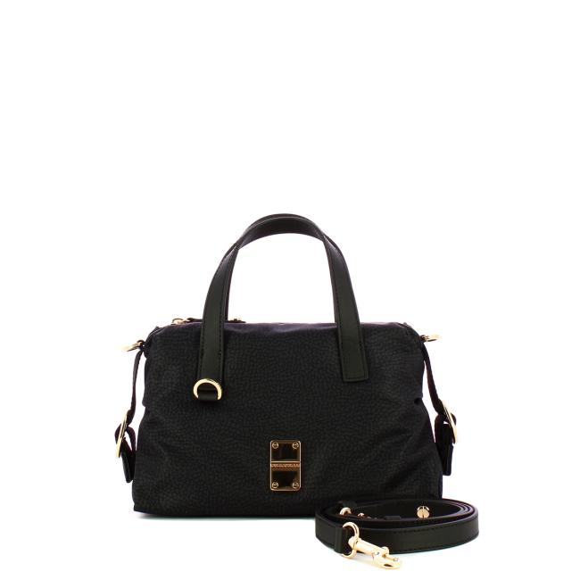 Borbonese Bauletto Mini OP Naturale Dark Black - 4