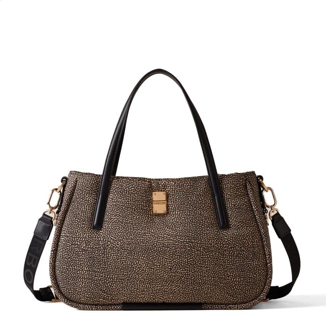 Borbonese Borsa a mano Cahier Medium OP Naturale Medium - 1