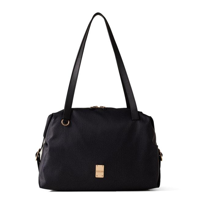 Borbonese Borsa shopping Medium Dark Black - 1
