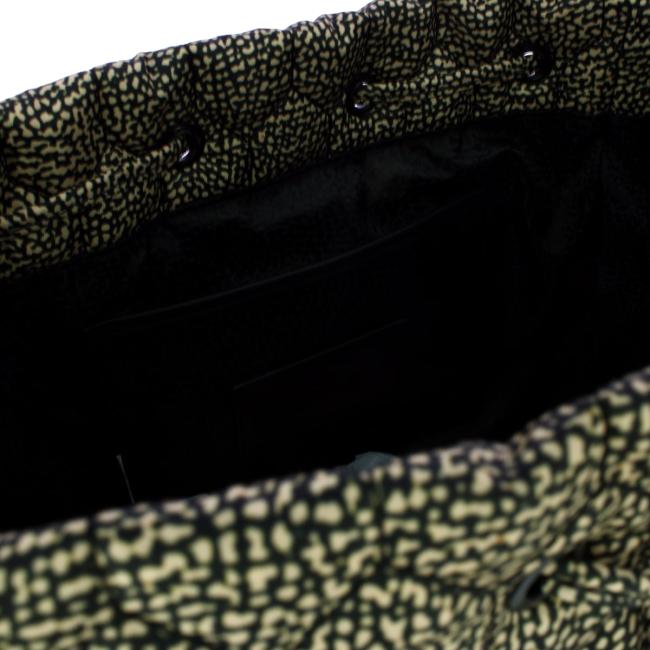 Borbonese Zaino Medium OP Naturale Nero - 4