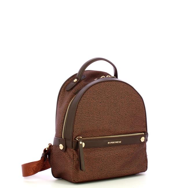 Borbonese Zainetto Small Terracotta - 2