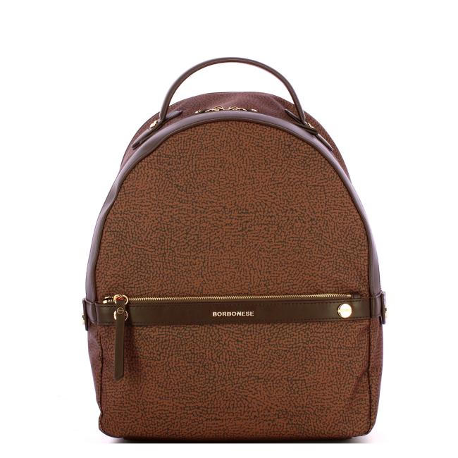 Borbonese Zaino Medium Terracotta - 1