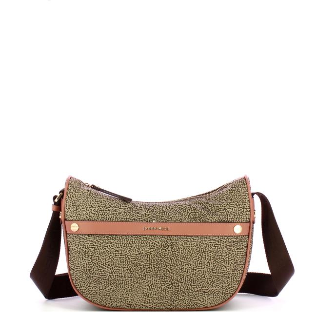 Borbonese Tracolla Luna Bag Small OP Naturale Cipria - 1