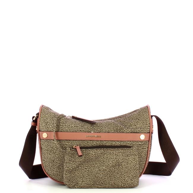 Borbonese Tracolla Luna Bag Small OP Naturale Cipria - 4
