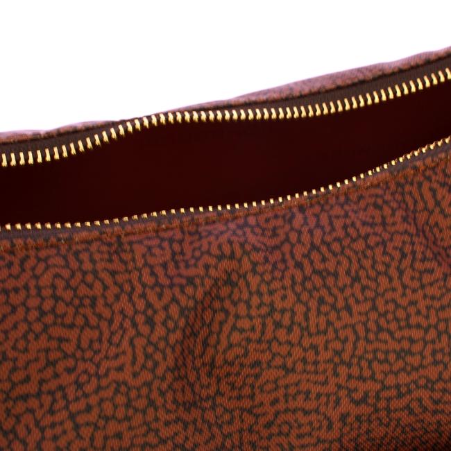 Borbonese Tracolla Luna Bag Medium Terracotta - 5