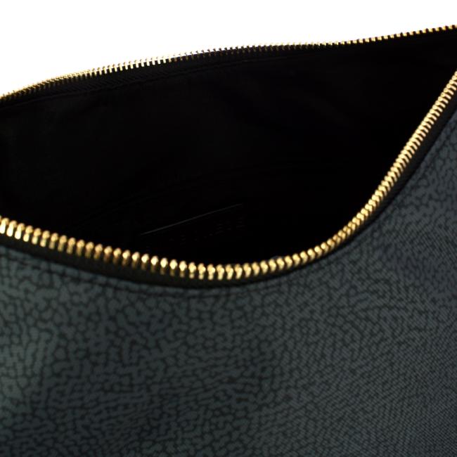 Borbonese Hobo Bag Medium Nero - 4