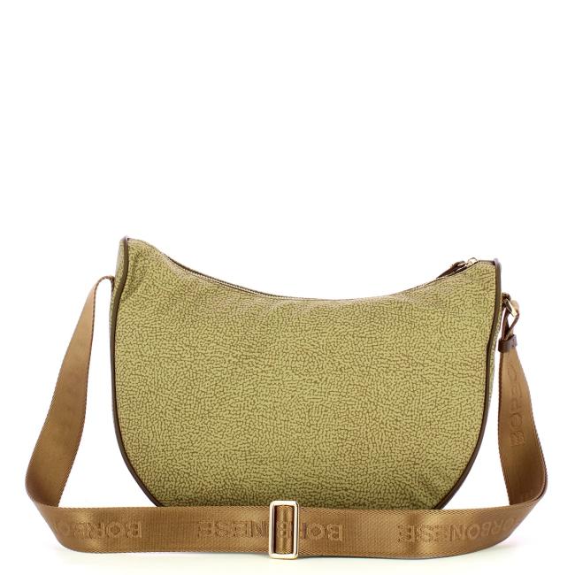 Borbonese Tracolla Luna Bag Middle Verde Olio - 3