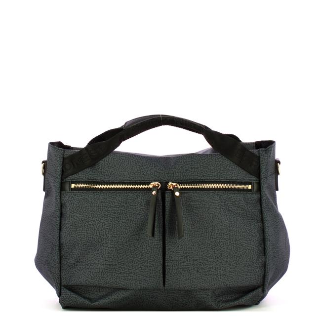 Borbonese Bauletto Medium Nero - 1