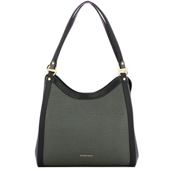 Borbonese Borsa Shopping Ardesia - 1