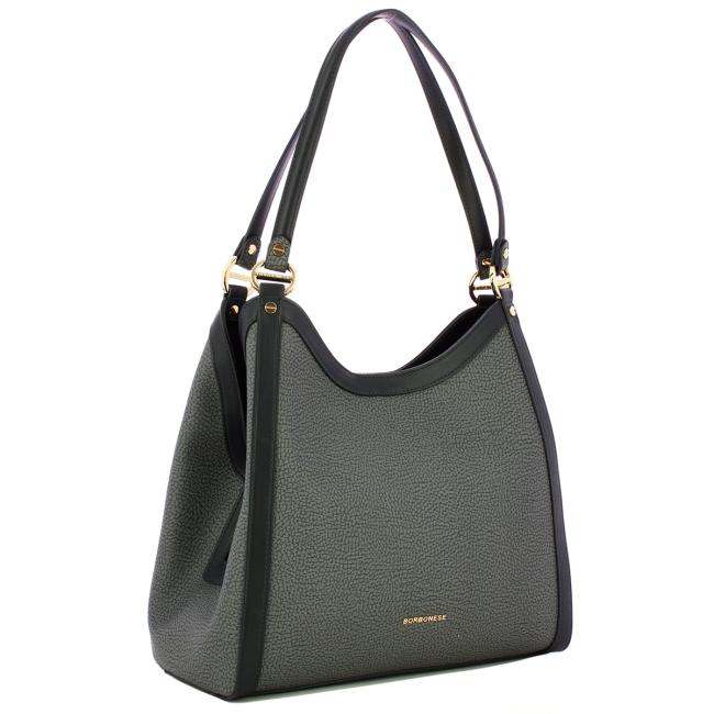 Borbonese Borsa Shopping Ardesia - 2
