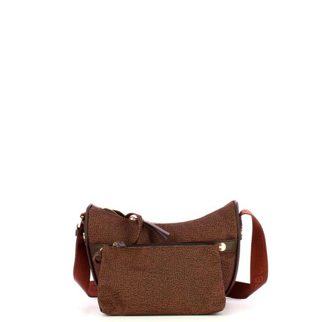 Borbonese Luna Bag Mini Terracotta - 4