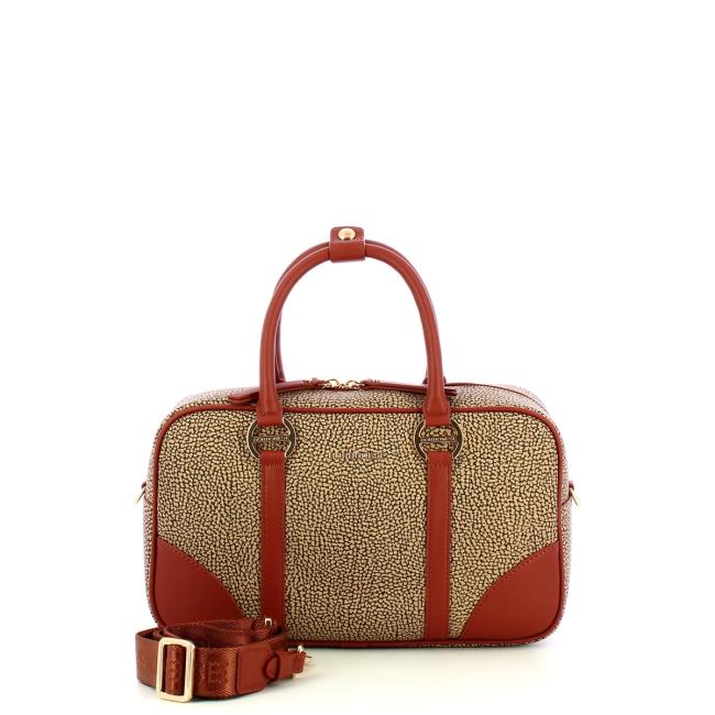 Borbonese Bauletto Medium OP Naturale Cuoio - 4