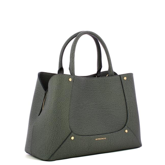 Borbonese Borsa a mano Medium Ardesia - 2