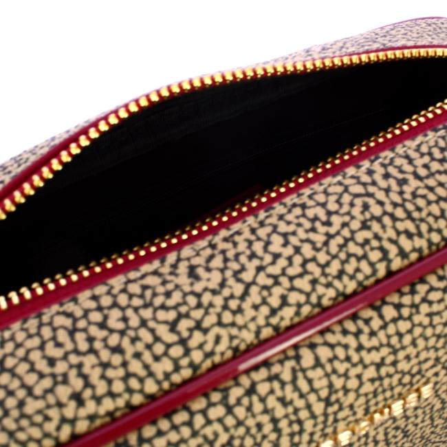 Borbonese Bauletto Small OP Naturale Rosso - 5