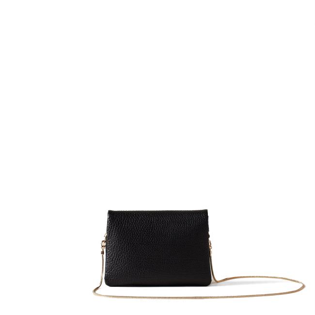 Borbonese Tracollina Mini Bag in pelle Nero - 3