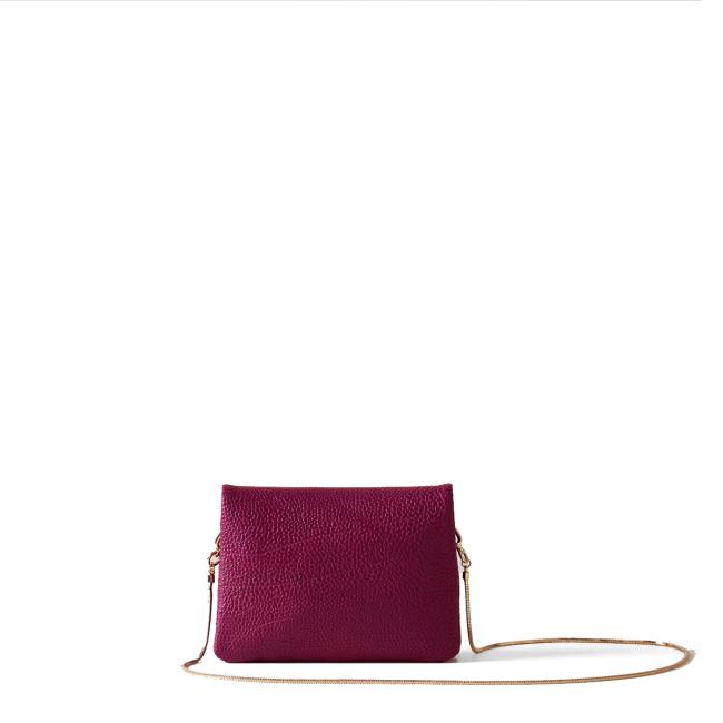 Borbonese Tracollina Mini Bag in pelle Amarone - 3