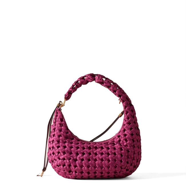 Borbonese Mini Hobo Bag La Nido Amarone OP Naturale - 3
