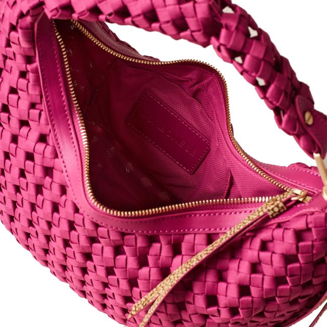 Borbonese Mini Hobo Bag La Nido Amarone OP Naturale - 5
