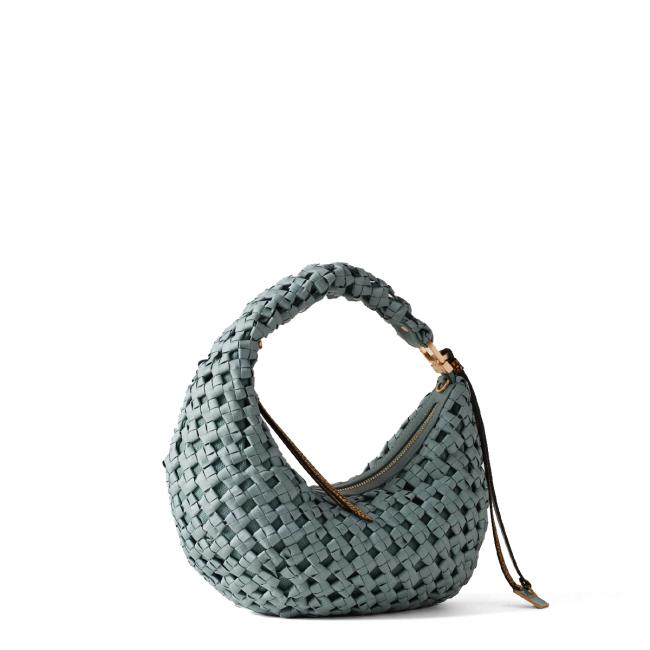 Borbonese Mini Hobo Bag La Nido Edera OP Naturale - 2