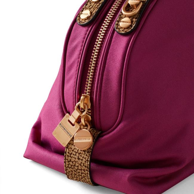 Borbonese Bauletto Sexy Bag Small Amarone OP Naturale - 4