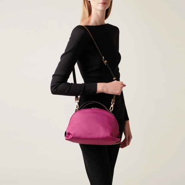 Borbonese Bauletto Sexy Bag Small Amarone OP Naturale - 6