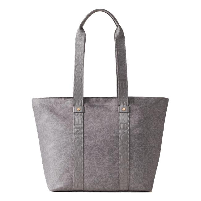 Borbonese Shopper Eco Line Medium Cloud - 1