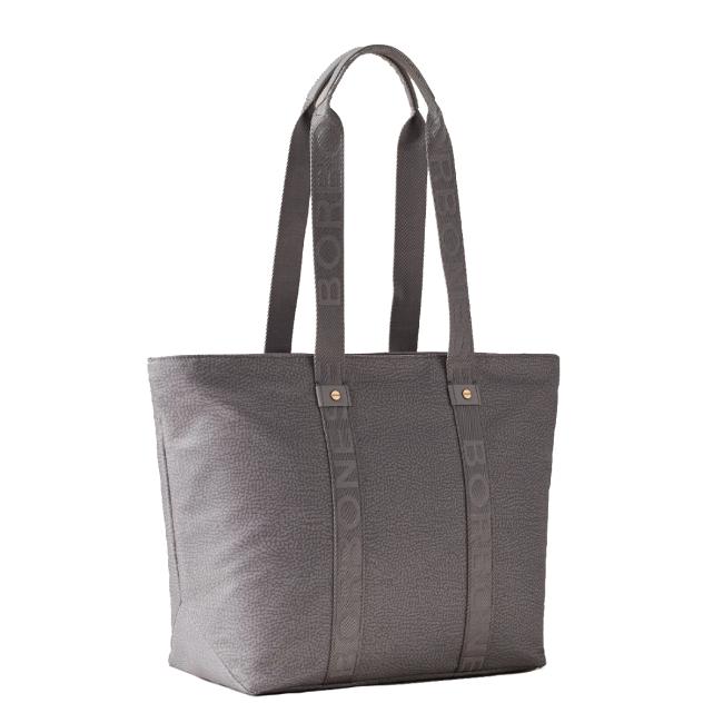 Borbonese Shopper Eco Line Medium Cloud - 3