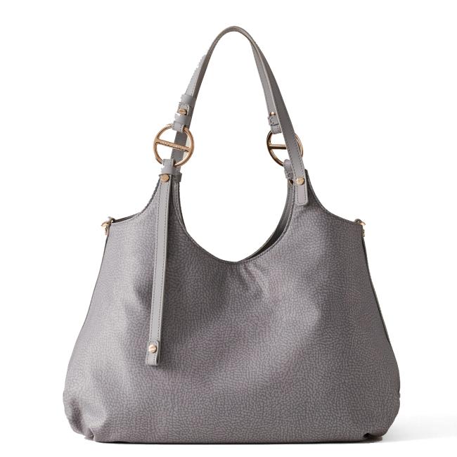Borbonese Borsa a spalla Medium Cloud - 3