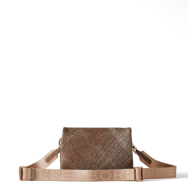 Borbonese Mini Borsa a tracolla Graffiti OP Naturale Porridge - 3
