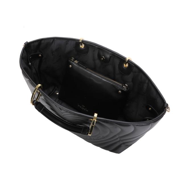 Braccialini Borsa a mano Beth Matelassé Grande Nero - 3