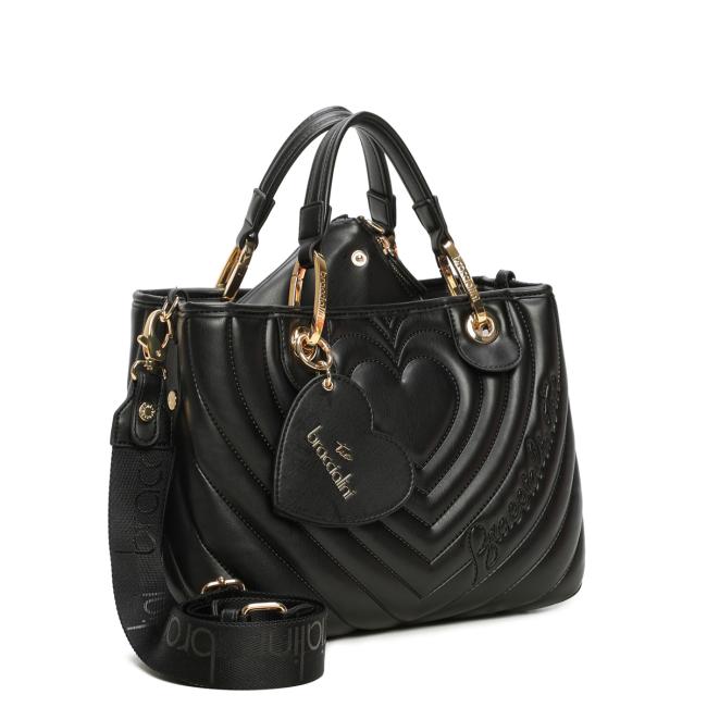 Braccialini Borsa a mano Beth Matelassé Media Nero - 2