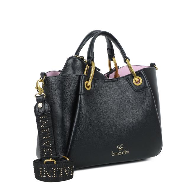 Braccialini Borsa a mano Media Amy Nero - 2