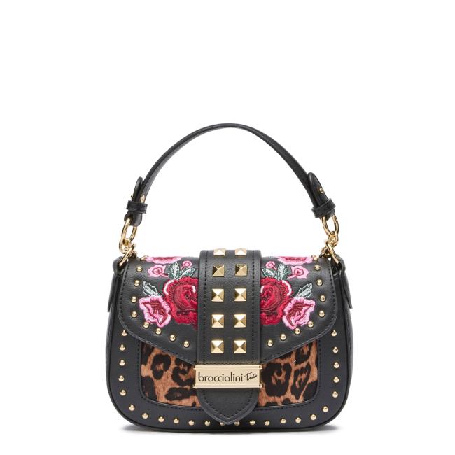 Braccialini Borsa a spalla Rock Nero - 1