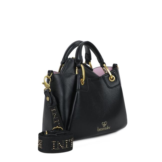 Braccialini Borsa a mano Piccola Amy Nero - 2