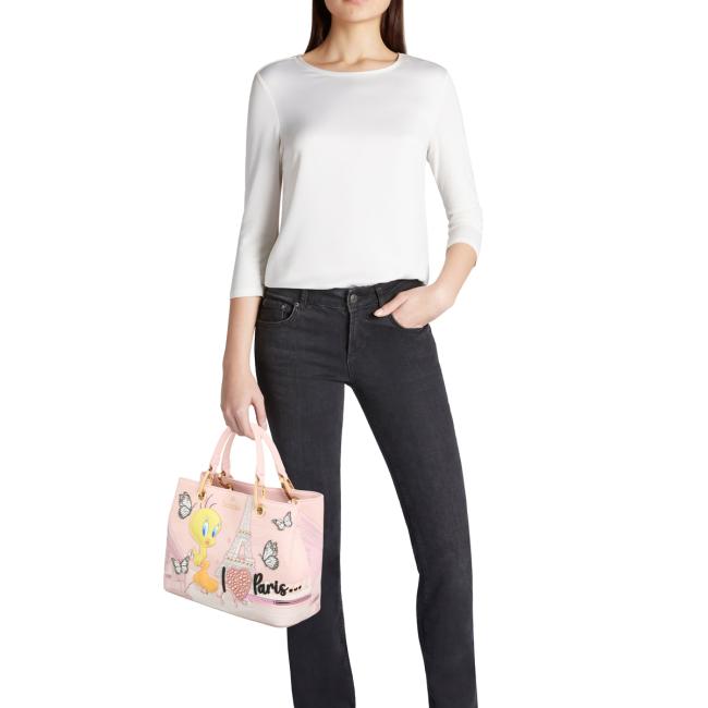 Braccialini Borsa a mano Media Cartoline Tweety - 5