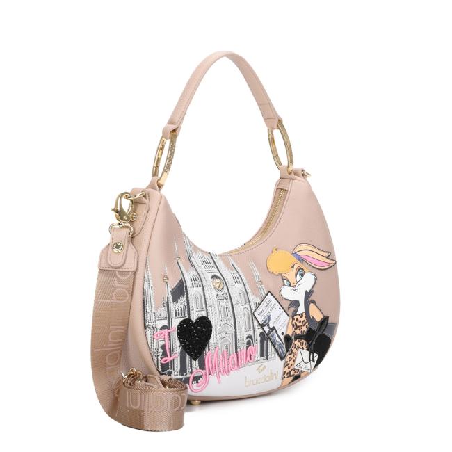 Braccialini Borsa a spalla Cartoline Lola Bunny - 2