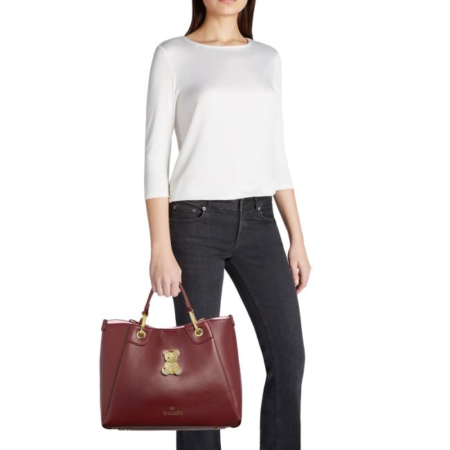 Braccialini Borsa a mano Amy Bijoux Grande Bordeaux - 5
