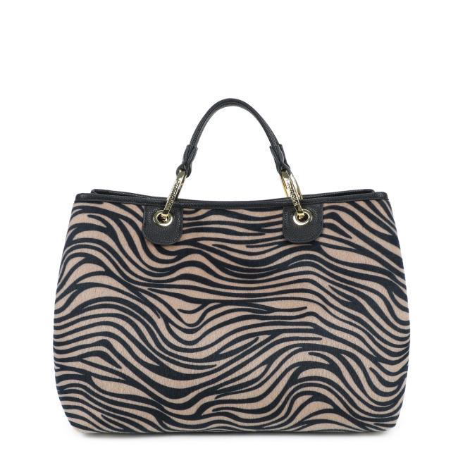 Braccialini Borsa a mano Beth Animalier Grande Zebra - 3