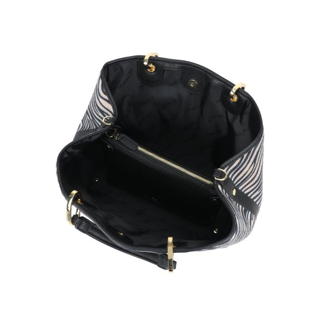 Braccialini Borsa a mano Beth Animalier Grande Zebra - 4