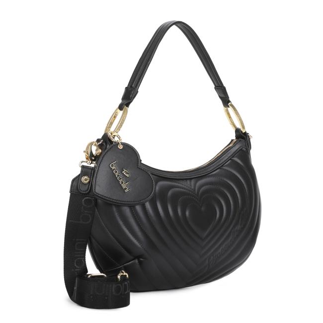 Braccialini Borsa a spalla Beth Matelassé Nero - 2