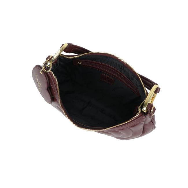 Braccialini Borsa a spalla Beth Matelassé Bordeaux - 4