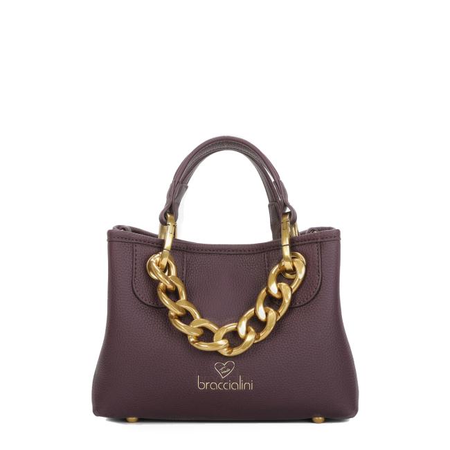 Braccialini Borsa a mano Beth Jewels Piccola Bordeaux - 1