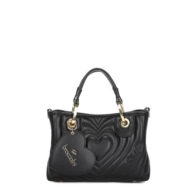 Braccialini Borsa a mano Beth Matelassé Piccola Nero - 1
