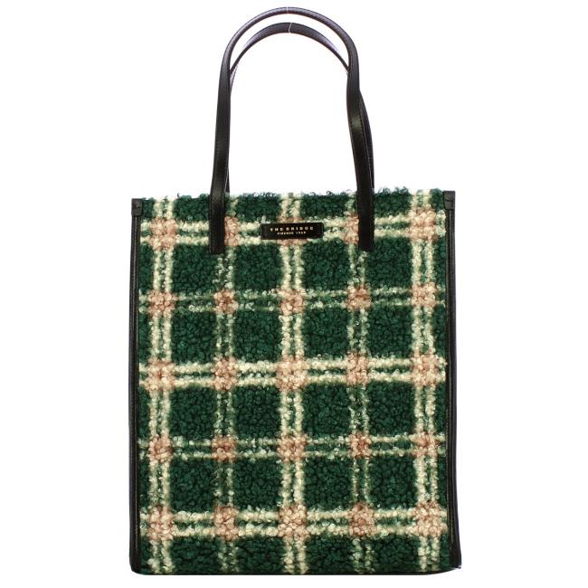 The Bridge Shopping Bag Mirra Wow Check Tirolo Nero - 1