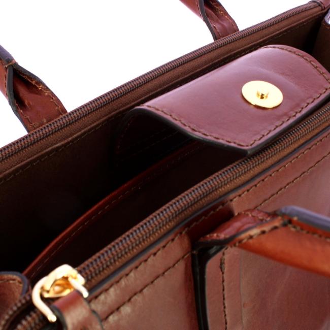 The Bridge Beatrice Tote Bag Marrone Oro - 4