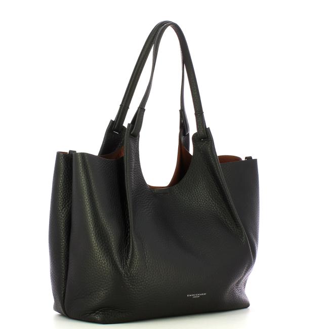 Gianni Chiarini Hobo Bag Dua Nero Castoro - 2