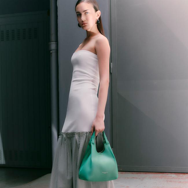 Gianni Chiarini Borsetta a mano Dua Small Menta Sabbia - 3