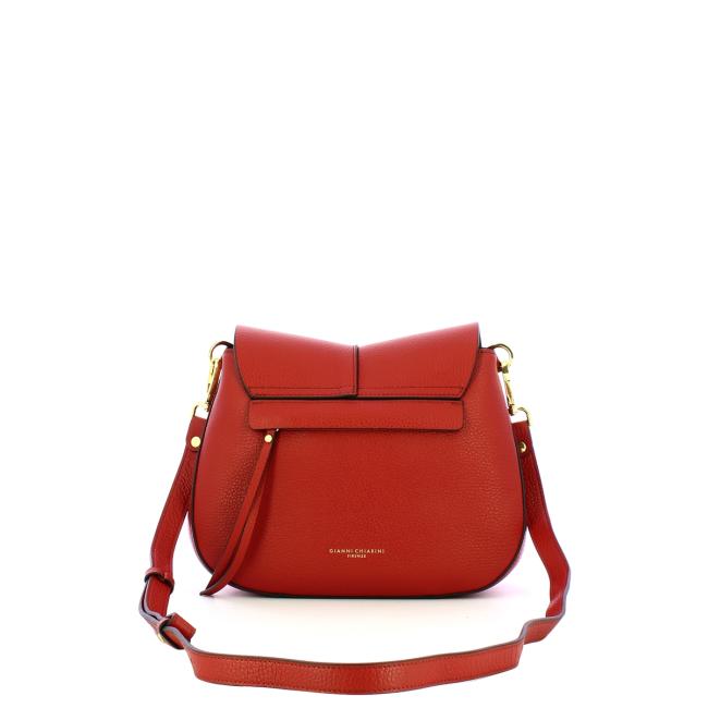 Gianni Chiarini Borsa a tracolla Helena Round Small Brick Red - 3