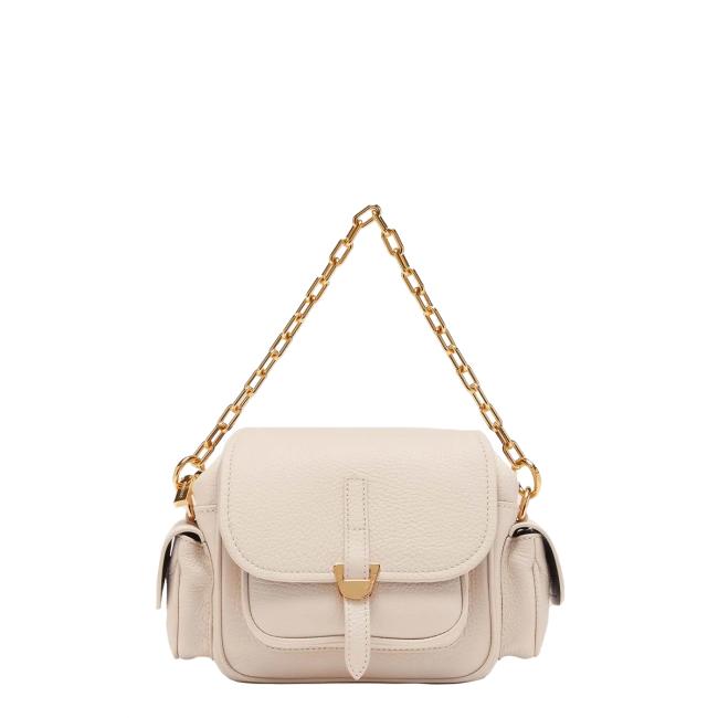 Coccinelle Borsa a mano Campus Mini Lambskin White - 1