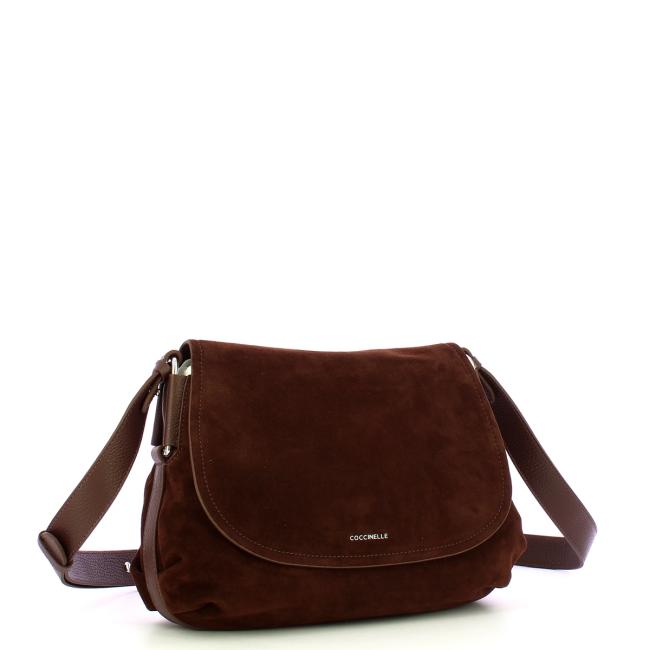 Coccinelle Tracolla Rebekka Suede Brunette - 2
